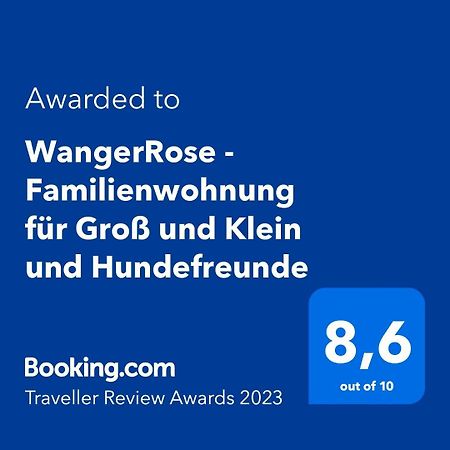 Wangerrose - Familienwohnung Fuer Gross Und Klein Und Hundefreunde Wangerooge Eksteriør billede